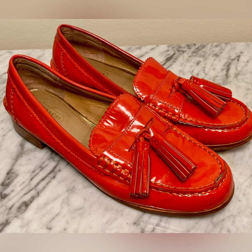 Coach Patent Leather Loafer